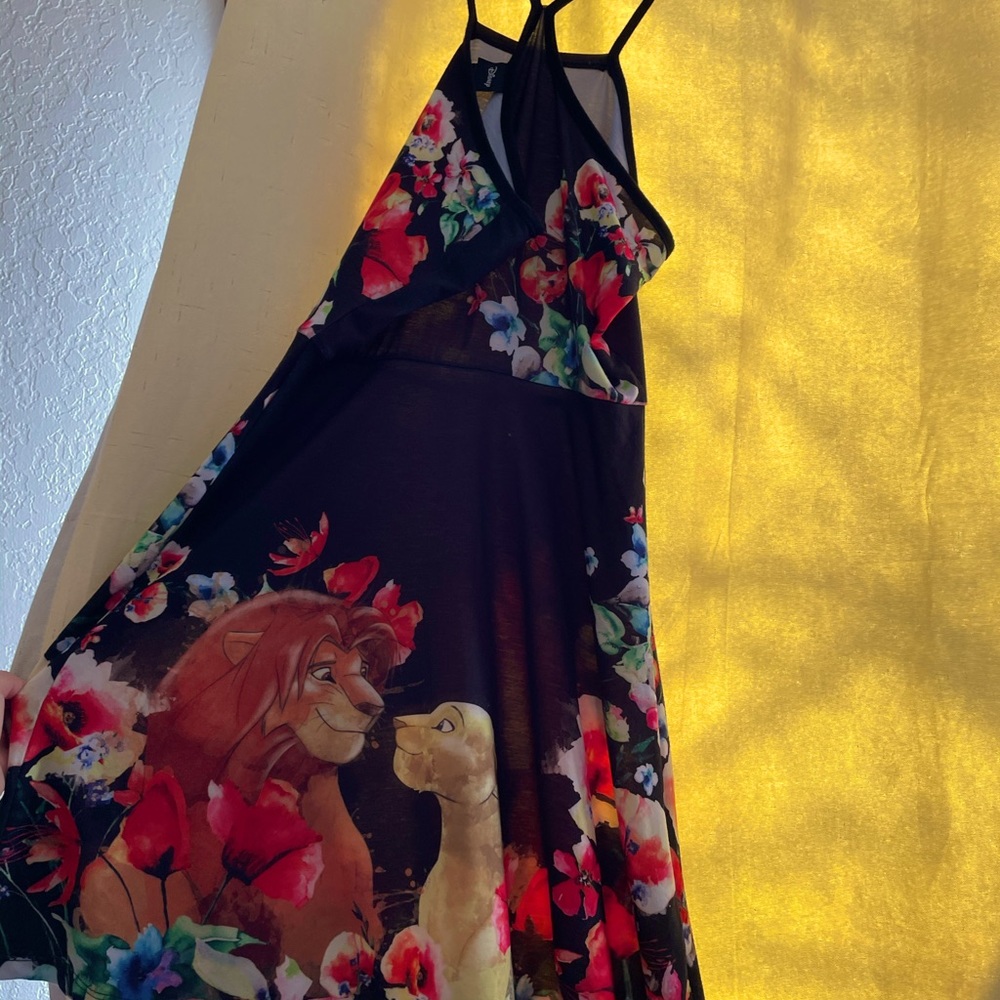 Black Disney dress- lion king theme
